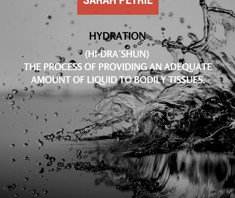 Word of the Week – #2 Hydration